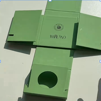 Boîte cadeau rigide pliable avec logo personnalisé, emballage de parfum, boîte en carton recyclable avec insert, impression offset, vente en gros pour bougies