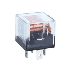 ABILKEEN IBAJ-02-24LT 4 pole 24VDC 5A miniature general purpose relay timer small transparent relays socket dpdt slim