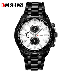 Curren 8023 Montre pour homme Montres-bracelets à quartz en acier inoxydable - Product Image 4