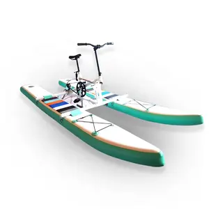 Havospark 2023 New Inflatable Water Bike Pedal Boat PVC & Aluminum & Alloy for Outdoor Water Park Use Great Sale Prices