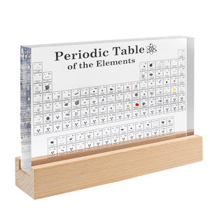 Decoración de Escritorio con Tabla Periódica de Acrílico, Regalo Educativo de Química para Estudiantes, Decoración Científica Escolar - Product Image 3