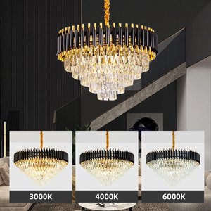 Lustre décoratif d'intérieur en cristal, luminaire décoratif et personnalisé, lustre suspendu Morden et Chand, livraison directe - Product Image 3