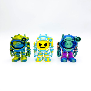 Figurines de dinosaures imprimées en 3D personnalisées de haute qualité, collection de figurines mignonnes, figurines d'action en plastique OEM, directement de l'usine, design exclusif - Product Image 2