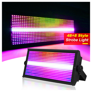 Barre lumineuse SHTX, prix d'usine, haute qualité, 48+8 segments, lumière stroboscopique de scène, club <span class=keywords><strong>disco</strong></span>, vente en gros pour éclairage de scène, mariage coloré - Product Image 2