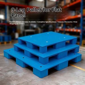 <span class=keywords><strong>Pallet</strong></span> <span class=keywords><strong>Euro</strong></span> in HDPE di Alta Qualità a Singola Faccia con Ingresso a 4 Vie per Uso Industriale con Tubo in Acciaio <span class=keywords><strong>H1</strong></span> - Product Image 1