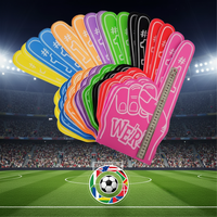 Doigt en mousse, équipement pour événements sportifs, impression drapeau national, approvisionnement en gros, accessoire de soutien pour supporters de football, grande taille, style pointeur