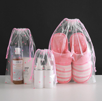 Sac rétractable personnalisé avec logo, en PE givré, résistant à l'humidité, imprimé en héliogravure, avec fermeture à cordon, MOQ 100 pièces