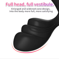 Ensemble de Plugs Anaux en Silicone, 3 Tailles, Plugs Anaux Texturés, Dilatateur Anal en Forme de Feuille, Kit d'Entraînement pour Débutants, Jouets Sexuels pour Hommes