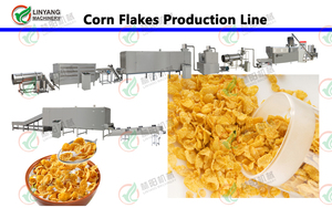 Línea de Producción Automática de Cereales Instantáneos <span class=keywords><strong>para</strong></span> Bebés, Cereales de Maíz Extruido de Doble Tornillo Digital, Fabricación de Cereales <span class=keywords><strong>para</strong></span> el Desayuno - Product Image 4