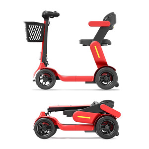 Scooter de mobilité électrique à quatre roues de transformateur de voyage pliable de nouveau style pour que les personnes âgées voyagent commodément - Product Image 2