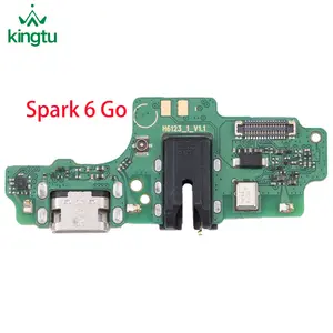 USB Charger For Tecno Spark 6 Go Charging Port Dock Connector Ribbon Flex Cable PCB Board Replacement Compatible
