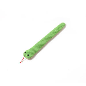 बिल्ली खिलौना छोटा हरा सांप प्लग नकली टेस बिल्ली आत्म-मनोरंजन बोरियत-राहत कैटनीप - Product Image 5