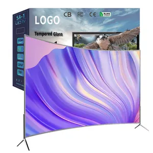 Изогнутый экран 32 40 43 50 55 65 75 дюймов Smart Android LED TV Ultra HD 4K Smart TV