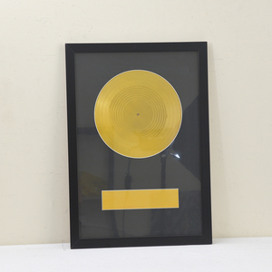 Home Decoration Hot Sell 40*60cm Black Vinyl Record <strong>CD</strong> MDF Photo <strong>Frame</strong> for Collection - Product Image 1