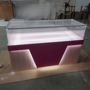 Modern <strong>Jewellery</strong> Showroom Glass Wood Storage Cabinets Display Cabinet and Showcase for Jewelry Shop - Product Image 6