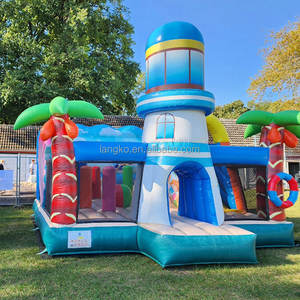 Vente flash : Combo phare gonflable avec toboggan, toboggan gonflable, jouets gonflables, trampoline gonflable - Product Image 3