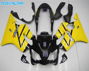 Kit de <span class=keywords><strong>Carenado</strong></span> Amarillo y Negro para <span class=keywords><strong>Honda</strong></span> CBR600 <span class=keywords><strong>F4i</strong></span> 04 05 06 07, CBR600F4i 2004 2005 2006 2007, Piezas de Repuesto para Motocicleta ABS - Product Image 1