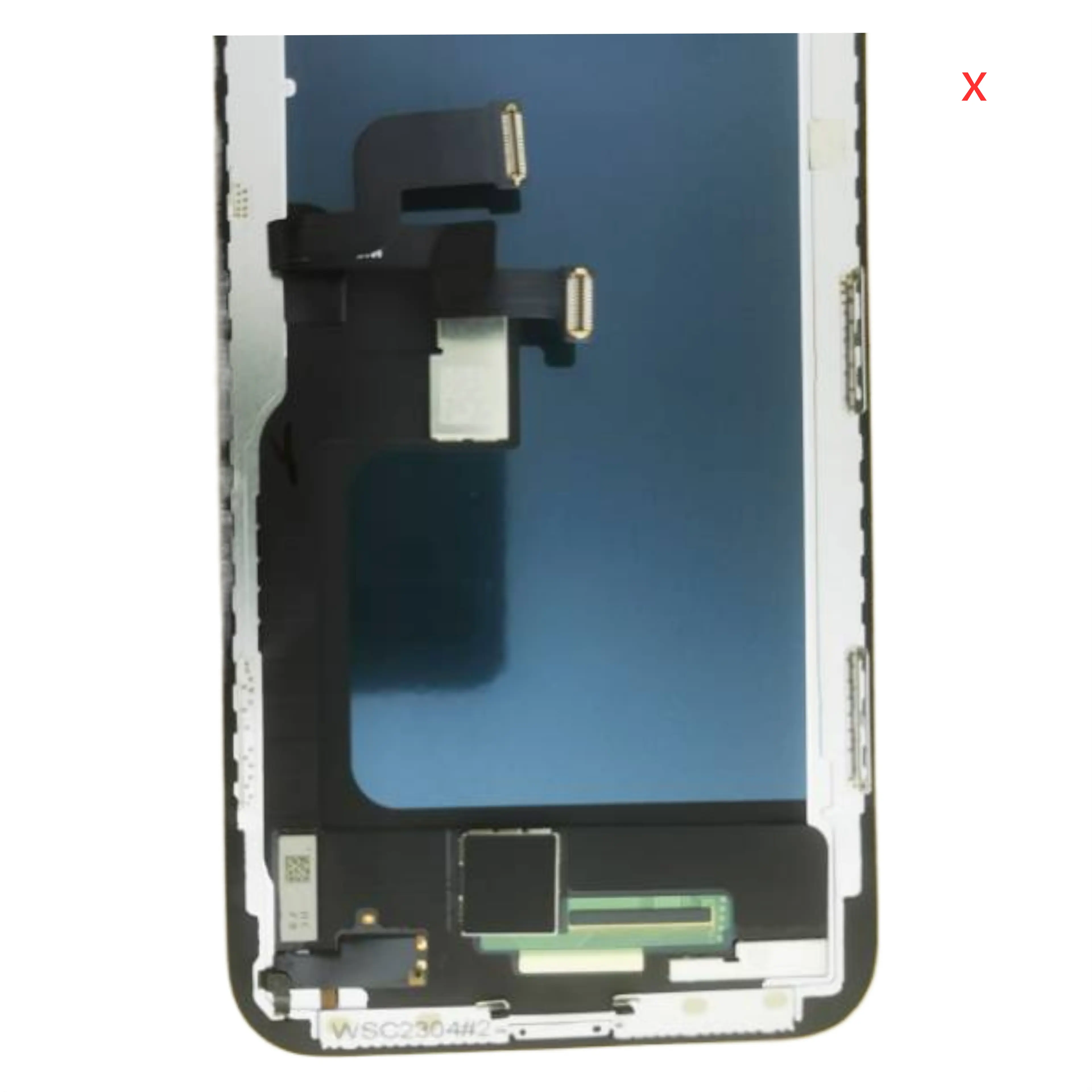 Cep telefonu X Lcd ekran değiştirme X ekran Digitizer meclisi Iphone siyah batı için 100% testi ile