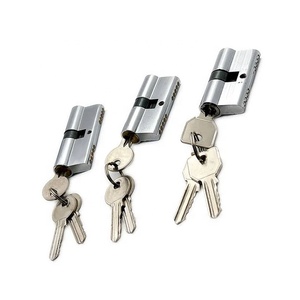 Miễn Phí Mẫu 54Mm Sắt Xi Lanh Khóa 50/60Mm Backset Kẽm Hợp Kim Lỗ Mộng Ổ Khóa Cửa 3 Phím Tủ Khóa Trong Vật Liệu Đồng - Product Image 3
