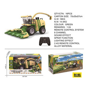 Voiture de ferme radiocommandée en plastique 1/24 2,4 GHz 6 canaux, <span class=keywords><strong>jouet</strong></span> <span class=keywords><strong>moissonneuse</strong></span>-<span class=keywords><strong>batteuse</strong></span> pour enfants - Product Image 5