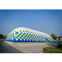 Dômes gonflables avec support pneumatique Structure à membrane en PVC PVDF Dôme pneumatique de football professionnel pour GYM Tennis Sports Stadium