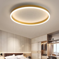 Chambre à coucher d'hôtel contemporaine Salon Lumière intérieure Décoration Montage en surface Rond Moderne Plafonnier à projection Led