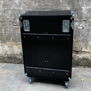 เคเคแมร์ค กล่องใส่เครื่องผสมเสียงแบบพกพา รุ่น Avid Venue <span class=keywords><strong>S6L</strong></span> 48D 32D 24D 24C 16C  วัสดุอลูมิเนียมพับได้ พร้อมล้อเลื่อน รุ่น Doghouse Multi Mixer Flight case - Product Image 5