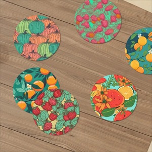 Custom On-Demand Absorbent <b>Drink</b> <b>Coasters</b> Ceramic Set 6 for Home Decor Bar Kitchen-Square Pattern MOQ 1 for Business Occasions - Product Image 3