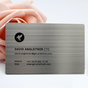 Tarjeta de Visita Metálica de Acero Inoxidable NFC de 13.56MHz Personalizada con Chip 1K para Membresías Duraderas y Pagos en Hoteles - Product Image 5