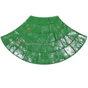 GOINYON Juego de moldes de hormigón Ashlar, textura de pizarra, tapetes de impresión de caucho, material de caucho para estampado de pisos y paredes, personalizable - Product Image 2