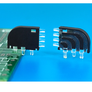 <span class=keywords><strong>4</strong></span> <span class=keywords><strong>Array</strong></span> rechtwinkliges <span class=keywords><strong>LED</strong></span>-Lichtleiter rohr Transparent Klarer PC-Kunststoff-<span class=keywords><strong>LED</strong></span>-Lichtleiter für rechtwinklig - Product Image 2