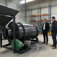 Broyeur à billes à sec, machine de polissage pour le broyage des métaux de rebut, polissage de surface en aluminium et en fer, machine de polissage en acier inoxydable