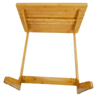Table basse en bambou avec plateau de télévision, Table d'écriture, Table de lecture, pour ordinateur portable, bout de lit, Sofa, pour le salon