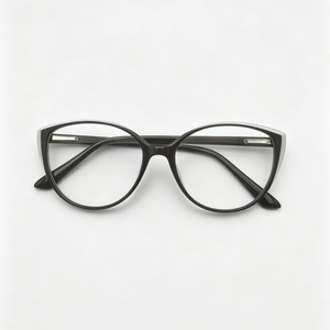 YX-2265 Montura de Gafas Negras de PC, Gafas de Moda Estilo Ojo de Gato Vintage para Hombre y Mujer, Gafas Ópticas, Lentes Graduadas - Product Image 3