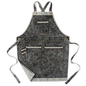 <span class=keywords><strong>Grembiuli</strong></span> da lavoro in denim Jeanerlor con tasche per donna - Product Image 3