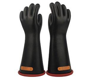 Gants de travail en caoutchouc naturel isolants haute tension électrique AC classe 4 40KV - Product Image 3