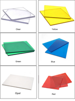 SINHAI Panneau en polycarbonate transparent anti-rayures à bas prix, 1 mm à 20 mm, feuille de polycarbonate solide, verre en polycarbonate