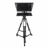 Studio Siaran Langsung Teleprompter 27 Inci dengan Kaca Pembagi Sinar dan Cermin Otomatis, Kualitas Siaran, Pabrik OEM