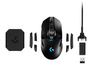 Para <span class=keywords><strong>Logitech</strong></span> <span class=keywords><strong>G903</strong></span> LIGHTSPEED Ratón inalámbrico para juegos Hero25K Sensor PowerPlay Compatible con más de 140 horas con batería recargable - Product Image 3