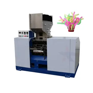 Machine de Production automatique de paille en plastique, forme de U, Flexible