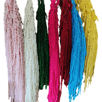 Amarante suspendue préservée, Plume de Princesse, Toucher Réel, pour Arrangements Floraux de Noël et de Mariage, Décorations et Cadeaux de Mariage