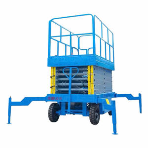 Einfache Steuerung Allrad Mobile 4-18 Meter Höhe Hydraulische Scheren bühne - Product Image 5