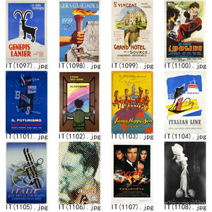 Nuovo arrivo stile italiano Poster in metallo Vintage colorato piatto di latta segno da parete per soggiorno mostra dipinta in Italia targa - Product Image 3