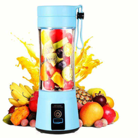 Exprimidor eléctrico portátil licuadora recargable Mini USB 6 cuchillas Smoothie Fruit Professor inalámbrico en casa