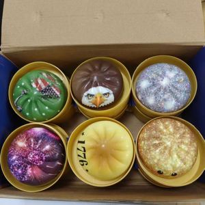 Juguete Sensorial Antiestrés de PU con Forma de Dumpling, de Rebote Lento, Tipo Bollo al Vapor, para Apretar, Unisex, 14+, Éxito en TikTok - Product Image 4