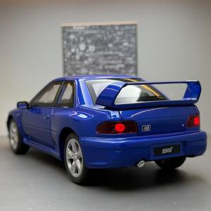 Coche Deportivo de Aleación Fundida a Presión Subaru Impreza WRX STI a Escala 1:24 con Simulación Acústico-Óptica, Ruedas de Retroceso y Movimiento, Regalo para Niños - Product Image 6
