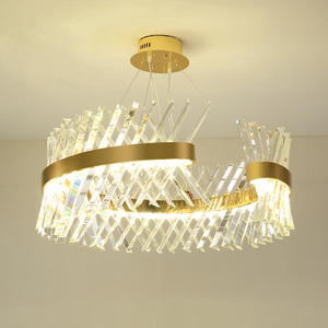Lampadario Moderno Rettangolare in Cristallo, Lampada Sospesa in Ferro e Vetro, Finitura Cromata/Dorata, Garanzia di 3 Anni, Luce LED per Soggiorno, Stile Swarovski - Product Image 6