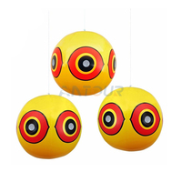 Ballon gonflable en PVC écologique anti-oiseaux, effet œil de hibou, pour usage quotidien