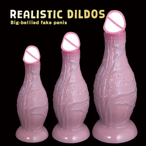 Dildo de Silicona con Forma de Bola de Boliche, Sensación Realista al Tacto, Grueso y Grande, Juguete Sexual para Mujeres, Sexo Anal - Product Image 5
