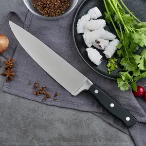 8 Inch Kitchen Chef Knife Professional High Quality POM Handle Stainless Steel Kitchen Chef Knife With Gift Box